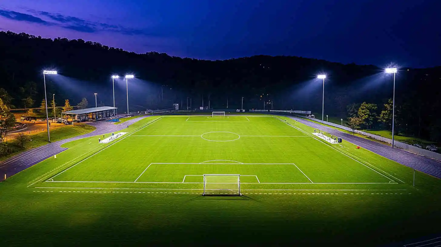 Iluminación Profesional en Canchas Deportivas con Reflectores LED