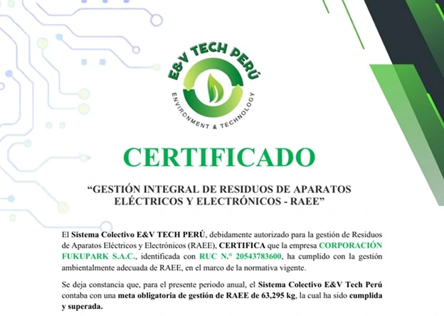Tenemos un nuevo certificado 💚♻️