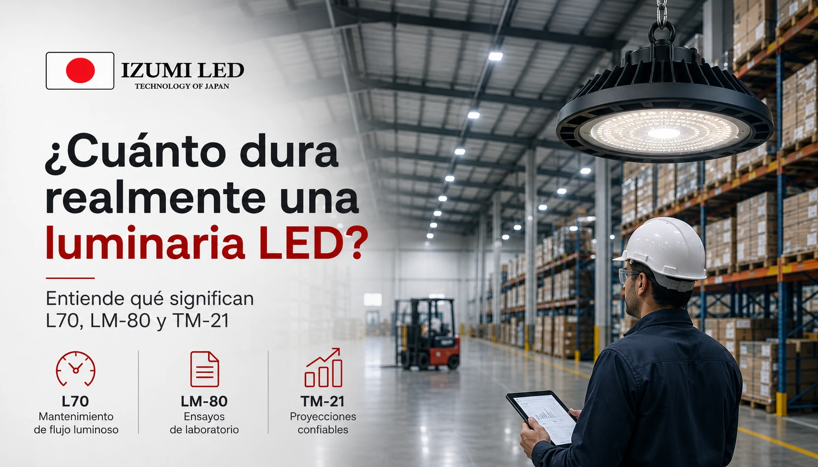 ¿Cuánto dura realmente una luminaria LED?
